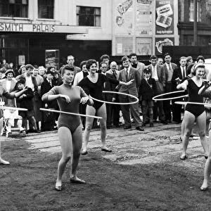 Daily Mirror Hula Hoop Girls performing at Hammersmith Palais. 4th October 1958