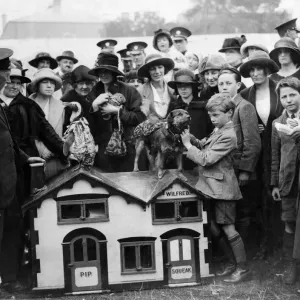 Print of Pip, Squeak and Wilfred at a fete in Lord Iveagh's Dublin house Print of Pip, Squeak and Wilfred at a fete in Lord Iveagh's Dublin house