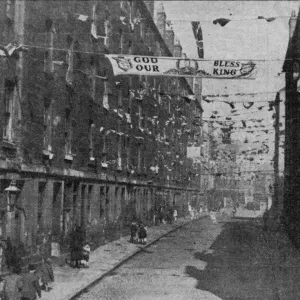 Glasgow VE Day Celebrations Print 8th May 1945