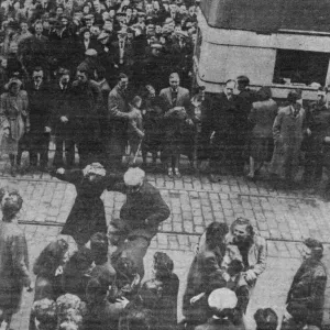 VE Day Celebration Print - Hope Street Glasgow 1945