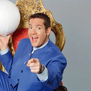 Dale Winton, TV presenter, poses for a studio photoshoot to celebrate his hosting of The