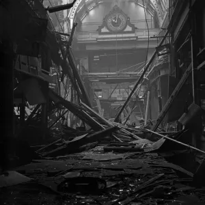 Damage to The Arcade that connects Corporation Street to Temple Row