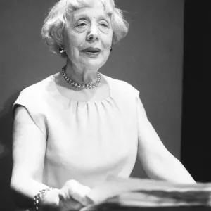 Dame Edith Evans in Black Girl at Mermaid Theatre Print 1968 Dame Edith Evans in Black Girl at Mermaid Theatre Print 1968