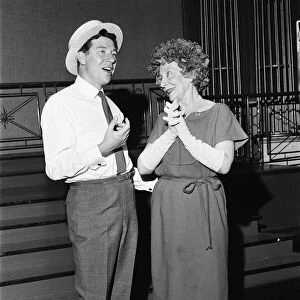 Dame Edith Evans seen here with Max Bygraves 16th July 1964