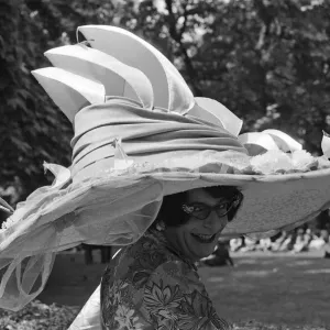Dame Edna Everage in Ascot Hat Print, 1976 Dame Edna Everage in Ascot Hat Print, 1976