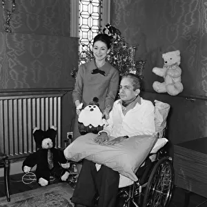 Dame Margot Fonteyn with her husband Dr Roberto Arias who has not been out of hospital