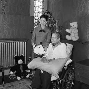 Print of Dame Margot Fonteyn with her husband Dr Roberto Arias