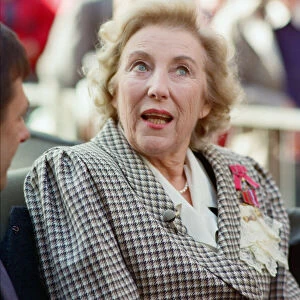Dame Vera Lynn opens a Blitz Experience exhibition at Coventry