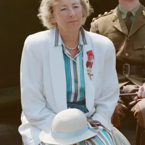 Dame Vera Lynn opens English Heritage Hellfire Corner at Dover Castle, Kent. England