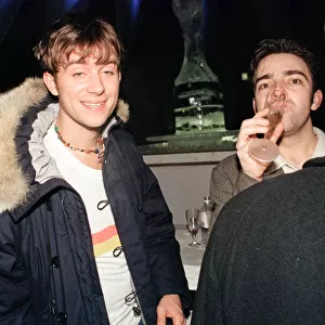 Damon Albarn, lead singer of the British rock band Blur at the Brit Music Awards at Earls