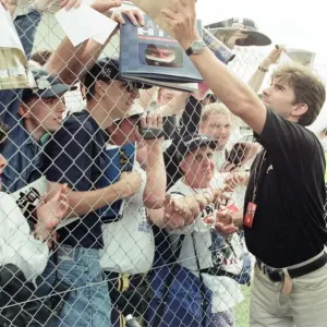 1998 British Grand Prix Print of Damon Hill in Jordan-Mugen-Honda
