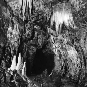 Dan-yr-Ogof Cave Print, 29th May 1964
