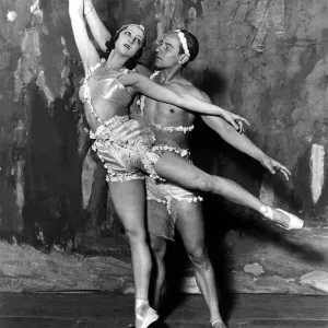 Dancing - Dancers - Russian Ballet M Woizikowizi with M Danilova in the Ballet Dancing - Dancers - Russian Ballet M Woizikowizi with M Danilova in the Ballet