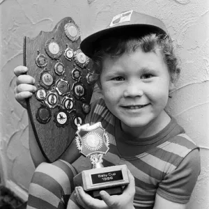 Dancing days... Five-year-old Scott Armstrong has won 18 medals