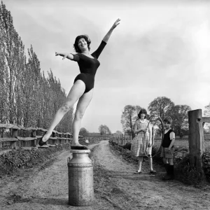 Dancing on the Farm Print, 1959