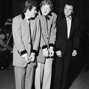 Danny Kaye Actor Standing in between Sir Laurence Olivier and John Mills Dbase MSI