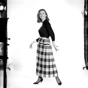 Danny Rendell modelling tartan skirt Print Danny Rendell modelling tartan skirt Print