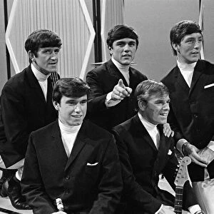 The Dave Clark Five. Back row, left to right, Rick Huxley, Dave Clark and Mike Smith