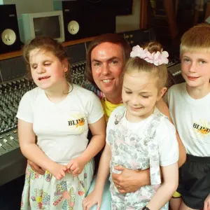 Dave Hill at Rich Bitch Recording Studios Print 1991