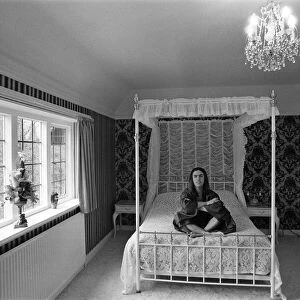 Dave Hill of Slade pictured at his luxurious home in Solihull, Warwickshire