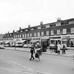 Daventry Road shops, Cheylesmore, Coventry 8th March 1973