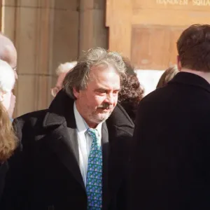 David Bailey attending the photographer Terence Donovans memorial service at St David Bailey attending the photographer Terence Donovans memorial service at St