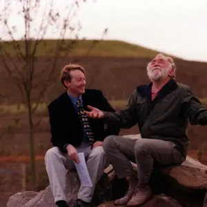 David Bellamy and Landscape Architect Philip Barker looks over the country park David Bellamy and Landscape Architect Philip Barker looks over the country park
