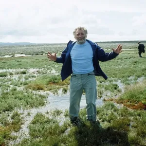 David Bellamy visits Islay, Inner Hebrides. August 1985