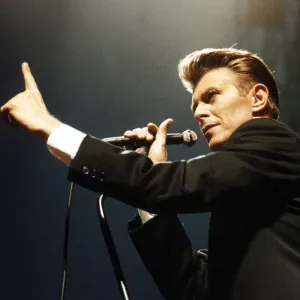 David Bowie Print at Milton Keynes in August 1990 David Bowie Print at Milton Keynes in August 1990