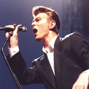 David Bowie in concert at Milton Keynes - August 1990 (90 / 7023)