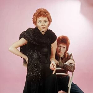 David Bowie and Lulu opted to share this hairstyle. 1970s