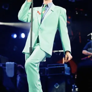 David Bowie performing at The Freddie Mercury Tribute Concert for Aids Awareness David Bowie performing at The Freddie Mercury Tribute Concert for Aids Awareness
