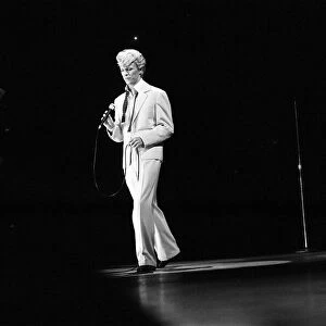 David Bowie performing at the NEC, Birmingham. Serious Moonlight Tour. 5th June 1983