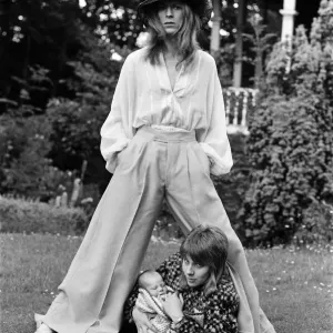 David Bowie, the pop star and song writer, whose wife Angie three weeks ago presented him David Bowie, the pop star and song writer, whose wife Angie three weeks ago presented him