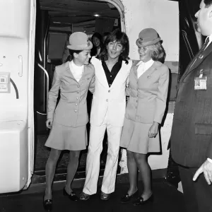 David Cassidy, singer, actor and musician, arrives at London Heathrow Airport David Cassidy, singer, actor and musician, arrives at London Heathrow Airport