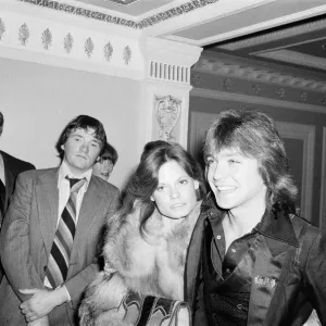 David Cassidy, singer, actor and musician, in London. 1977 David Cassidy, singer, actor and musician, in London. 1977