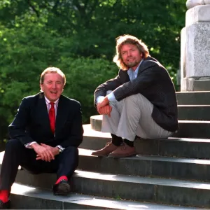 David Frost and Richard Branson Print, May 1991