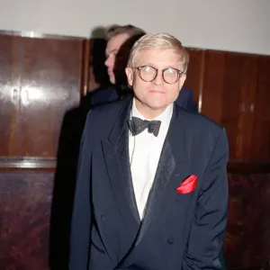 David Hockney at a gala dinner in aid of the AIDS Crisis Trust in Whitehall David Hockney at a gala dinner in aid of the AIDS Crisis Trust in Whitehall