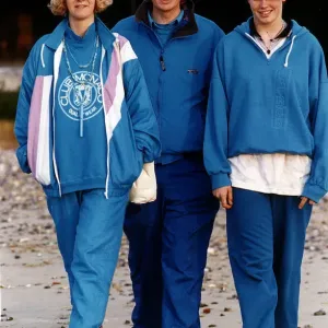 David Icke, former TV Sports Presenter and a founder of the Green Party with daughters David Icke, former TV Sports Presenter and a founder of the Green Party with daughters