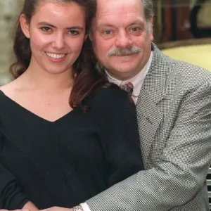 David Jason and Abigail Rokison at Photocall Print - 19/02/1993