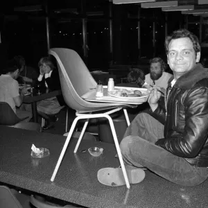 David Jason Actor - September 1974 having his Lunch, at Thames TV David Jason Actor - September 1974 having his Lunch, at Thames TV