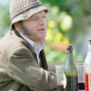 David Jason playing the role of Pop Larkin during the filming of David Jason playing the role of Pop Larkin during the filming of