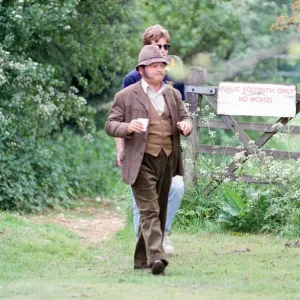 David Jason playing the role of Pop Larkin during the filming of David Jason playing the role of Pop Larkin during the filming of