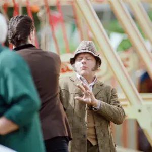 David Jason playing the role of Pop Larkin during the filming of David Jason playing the role of Pop Larkin during the filming of