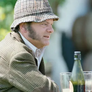 David Jason playing the role of Pop Larkin during the filming of David Jason playing the role of Pop Larkin during the filming of