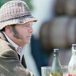 David Jason playing the role of Pop Larkin during the filming of David Jason playing the role of Pop Larkin during the filming of