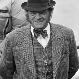 David Jason as Pop Larkin films the Darling Buds of May on the landing stage David Jason as Pop Larkin films the Darling Buds of May on the landing stage