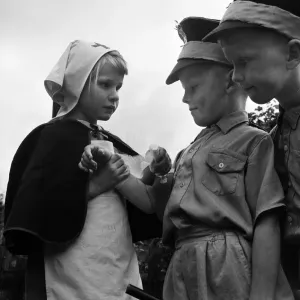 David Kilgour, aged 8, who wants to be a soldier seen at his home in Mochdre, Colwyn Bay