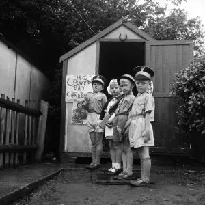David Kilgour, aged 8, who wants to be a soldier seen at his home in Mochdre, Colwyn Bay