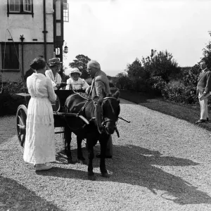 David Lloyd George, British Prime Minister, on holiday in North Wales. 25th August 1918 David Lloyd George, British Prime Minister, on holiday in North Wales. 25th August 1918